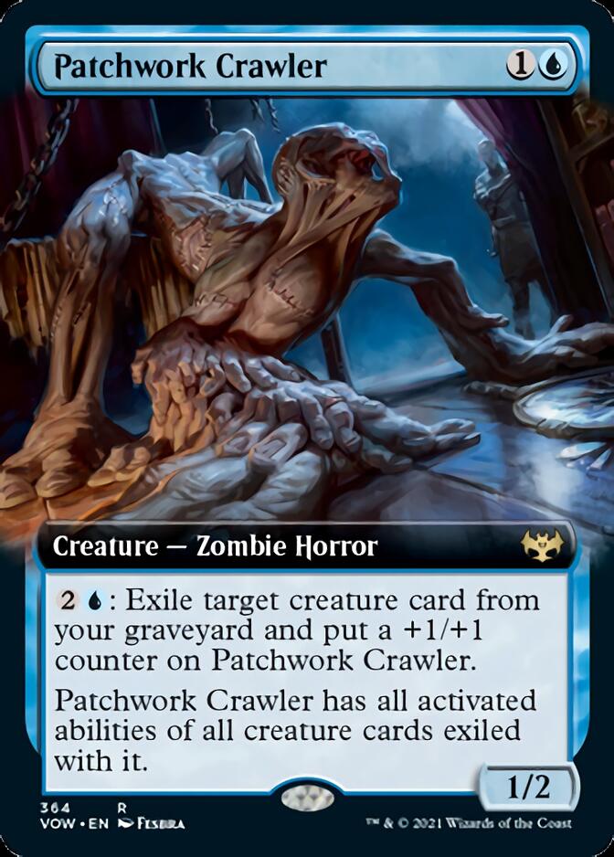 Patchwork Crawler (Extended Art) [Innistrad: Crimson Vow] Magic: The Gathering