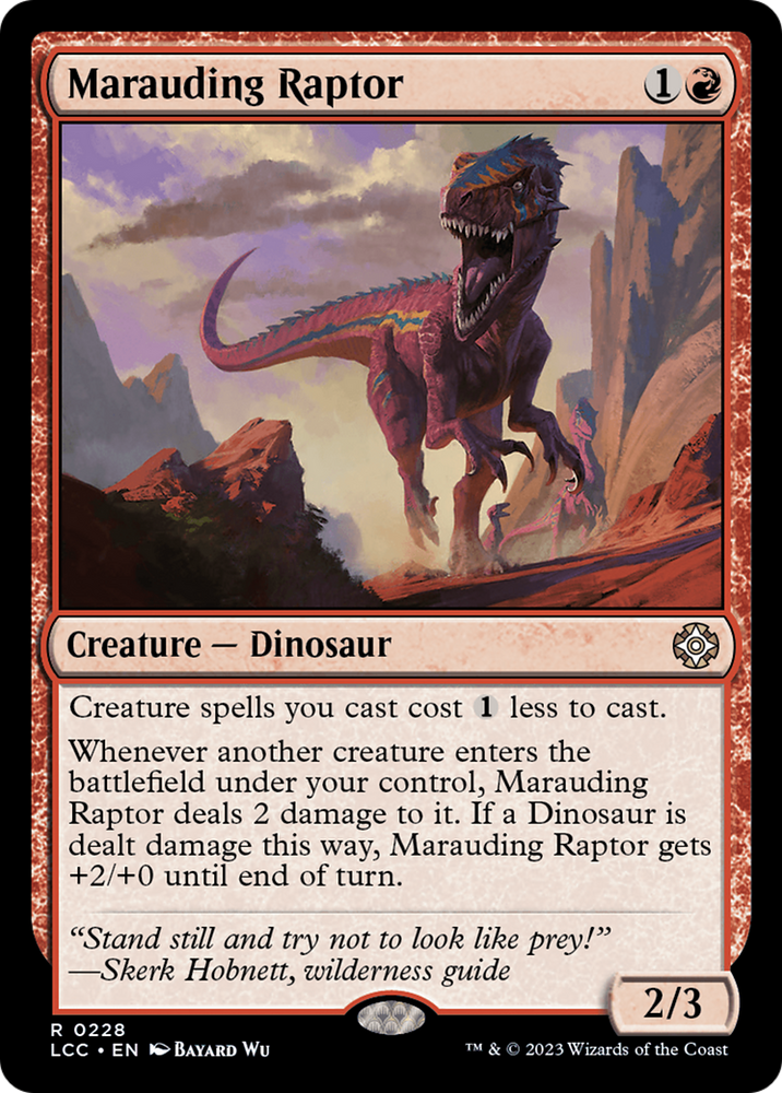 Marauding Raptor [The Lost Caverns of Ixalan Commander] Magic: The Gathering