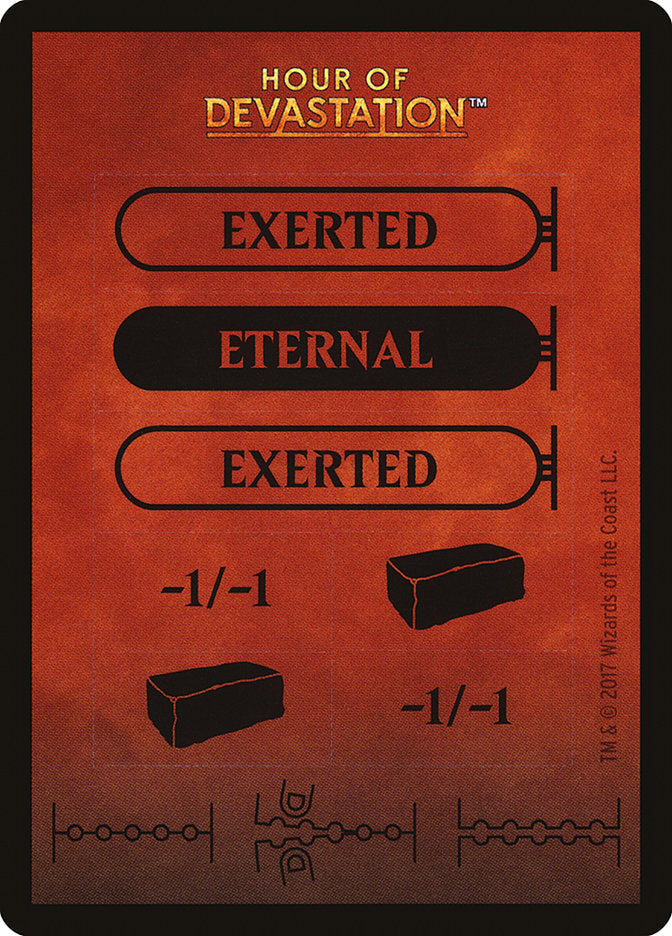 Punchcard (With Copyright Symbol) [Hour of Devastation Tokens] Magic: The Gathering