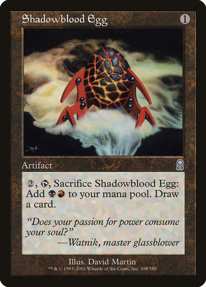 Shadowblood Egg [Odyssey] Magic: The Gathering