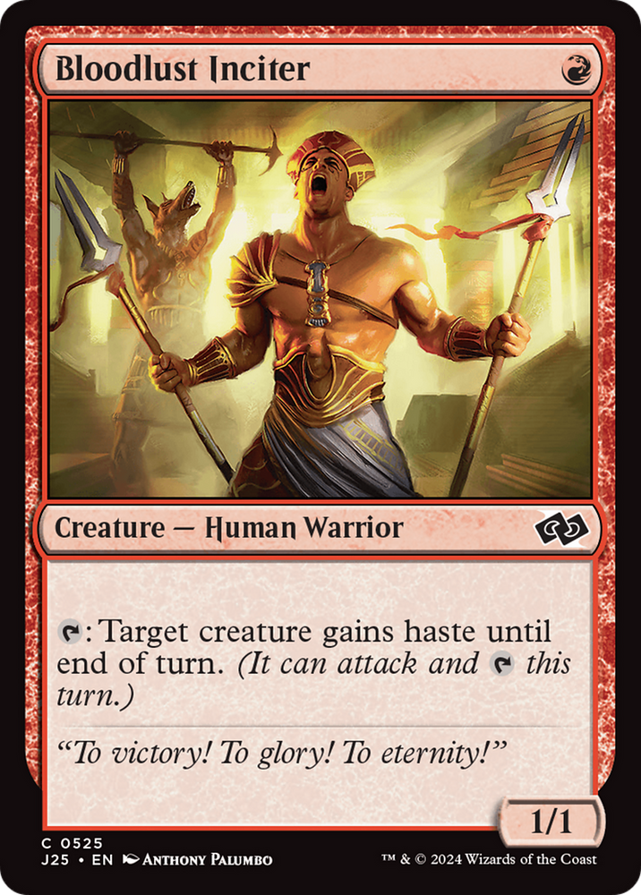 Bloodlust Inciter [Foundations Jumpstart] Magic: The Gathering