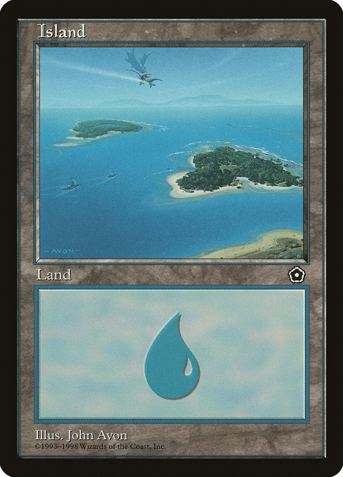 Island (154) [Portal Second Age] Magic: The Gathering