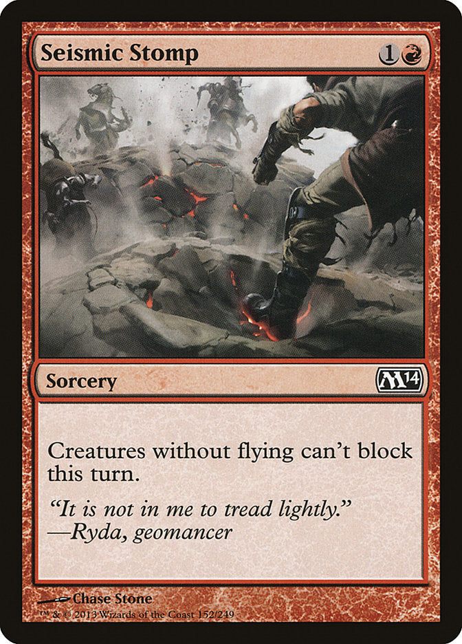 Seismic Stomp [Magic 2014] Magic: The Gathering