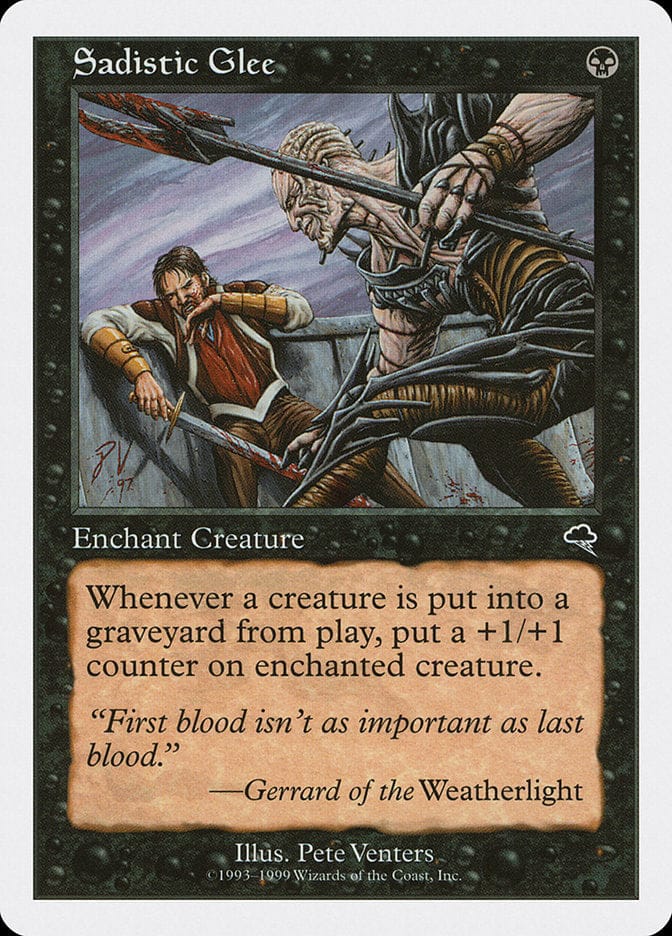 Sadistic Glee [Battle Royale] Magic: The Gathering