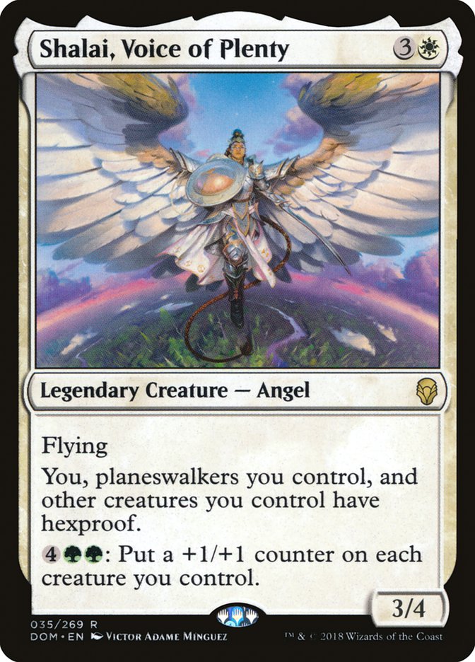 Shalai, Voice of Plenty [Dominaria] Magic: The Gathering