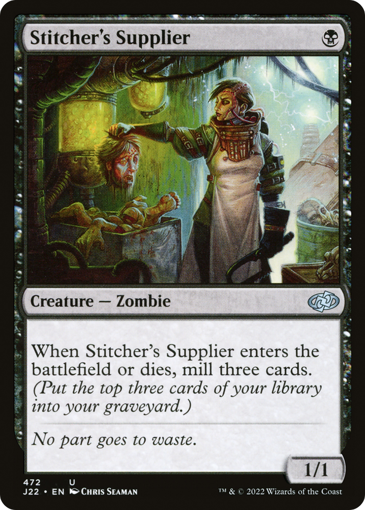 Stitcher's Supplier (472) [Jumpstart 2022] Magic: The Gathering