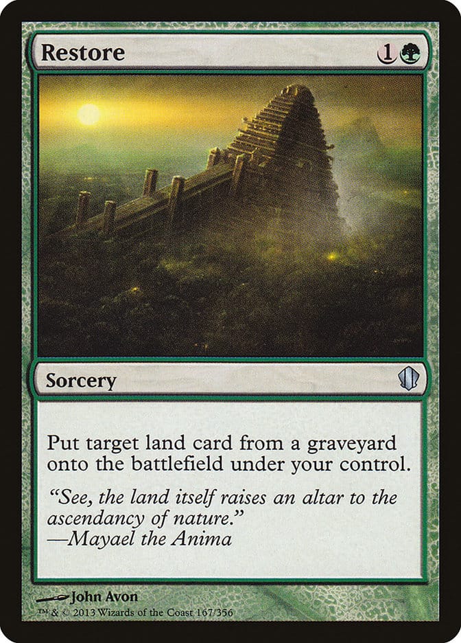 Restore [Commander 2013] Magic: The Gathering