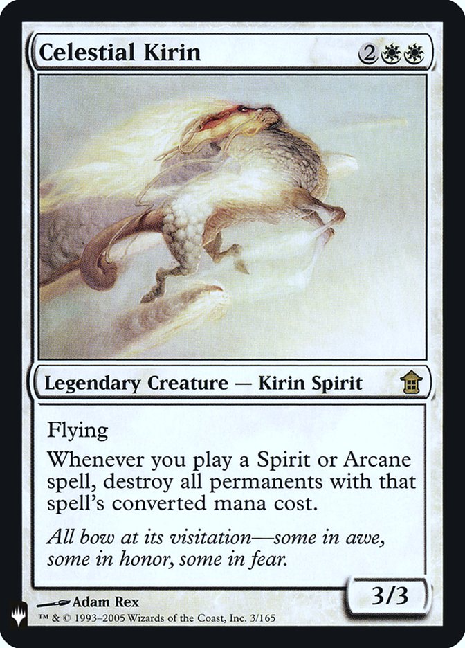 Celestial Kirin [Mystery Booster] Magic: The Gathering