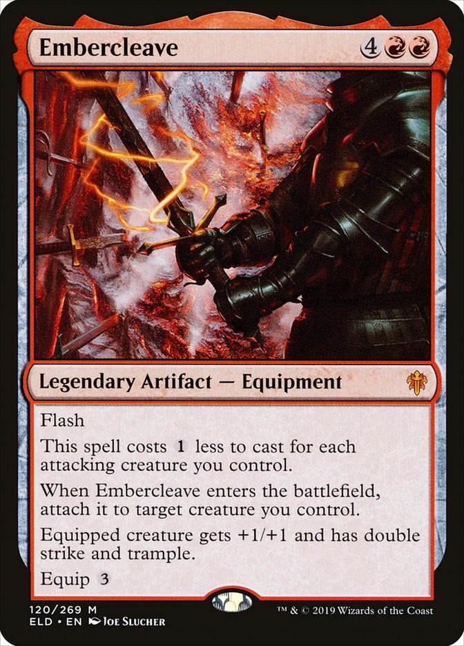 Embercleave [Throne of Eldraine] Magic: The Gathering
