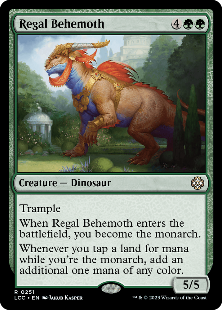 Regal Behemoth [The Lost Caverns of Ixalan Commander] Magic: The Gathering