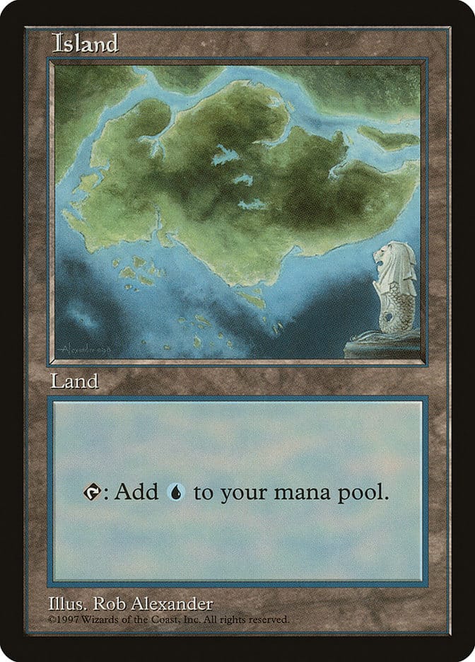 Island (12) [Asia Pacific Land Program] Magic: The Gathering