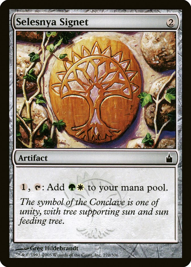 Selesnya Signet [Ravnica: City of Guilds] Magic: The Gathering