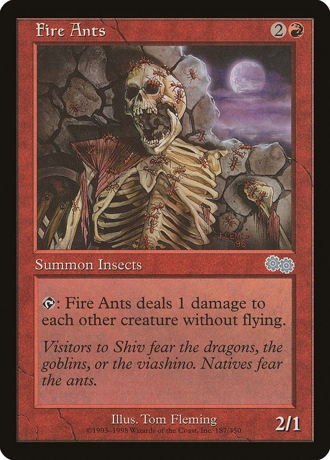 Fire Ants [Urza's Saga] Magic: The Gathering