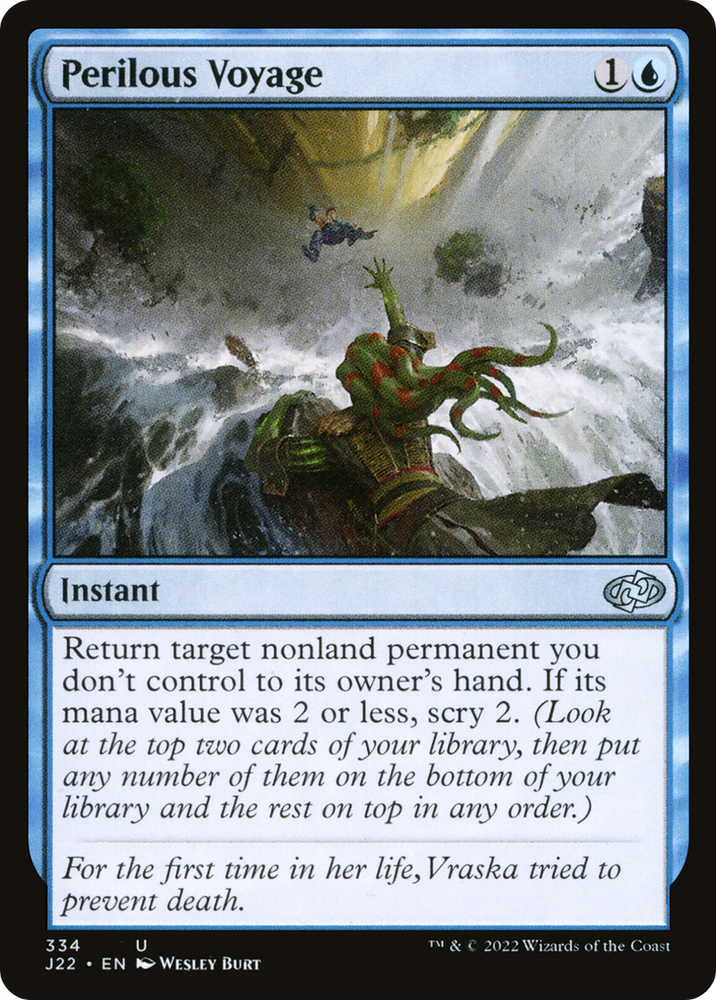 Perilous Voyage [Jumpstart 2022] Magic: The Gathering