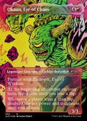 Okaun, Eye of Chaos // Okaun, Eye of Chaos (Borderless) [Secret Lair Drop Series] Magic: The Gathering
