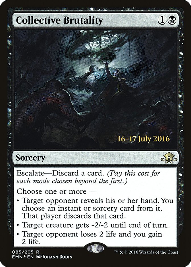 Collective Brutality [Eldritch Moon Prerelease Promos] Magic: The Gathering