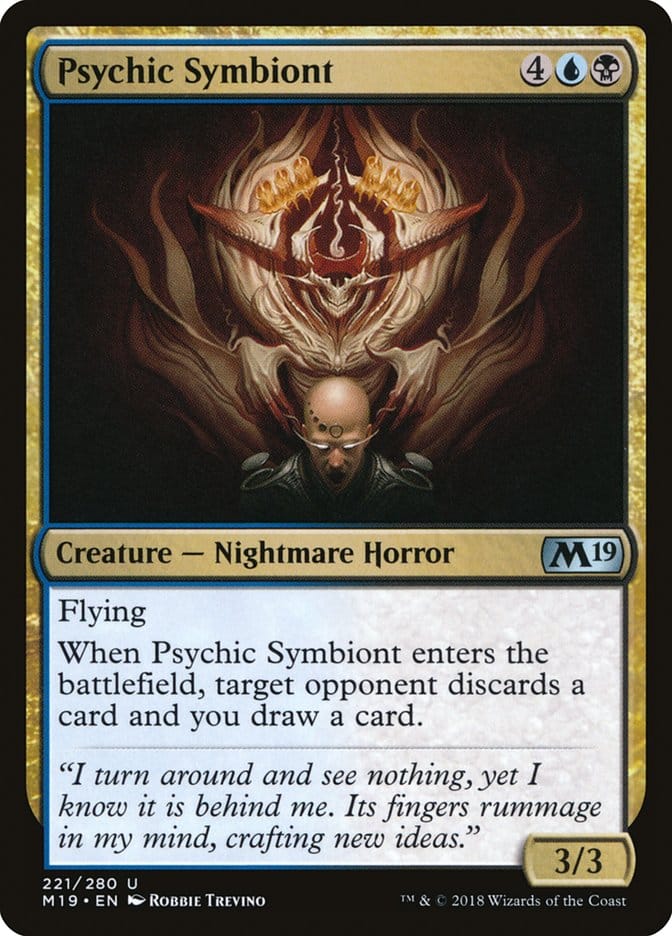 Psychic Symbiont [Core Set 2019] Magic: The Gathering