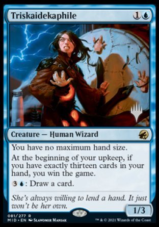 Triskaidekaphile (Promo Pack) [Innistrad: Midnight Hunt Promos] Magic: The Gathering