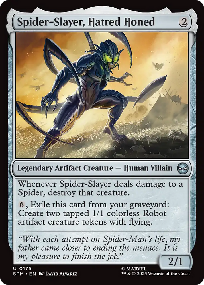 Spider-Slayer, Hatred Honed [Marvel's Spider-Man] Magic: The Gathering