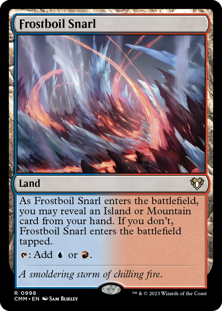 Frostboil Snarl [Commander Masters] Magic: The Gathering