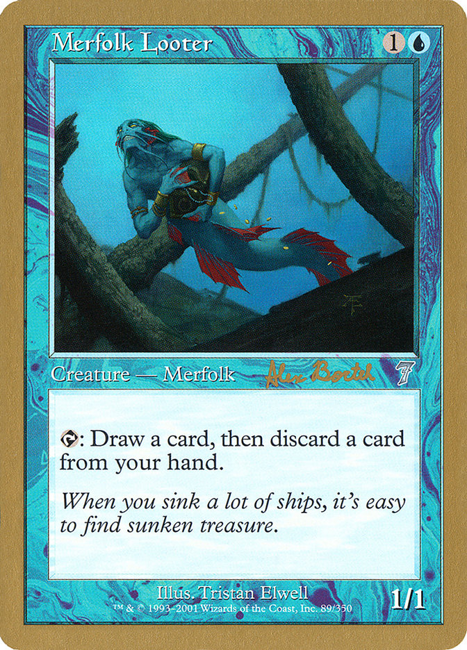 Merfolk Looter (Alex Borteh) [World Championship Decks 2001] Magic: The Gathering