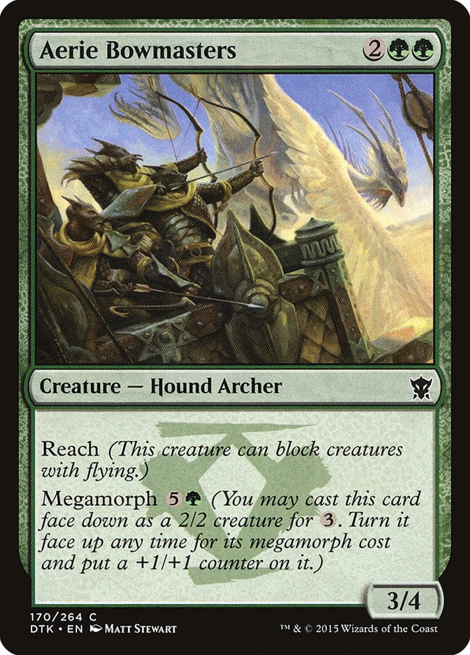Aerie Bowmasters [Dragons of Tarkir] Magic: The Gathering