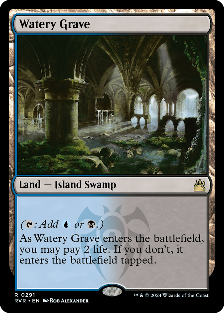 Watery Grave [Ravnica Remastered] Magic: The Gathering
