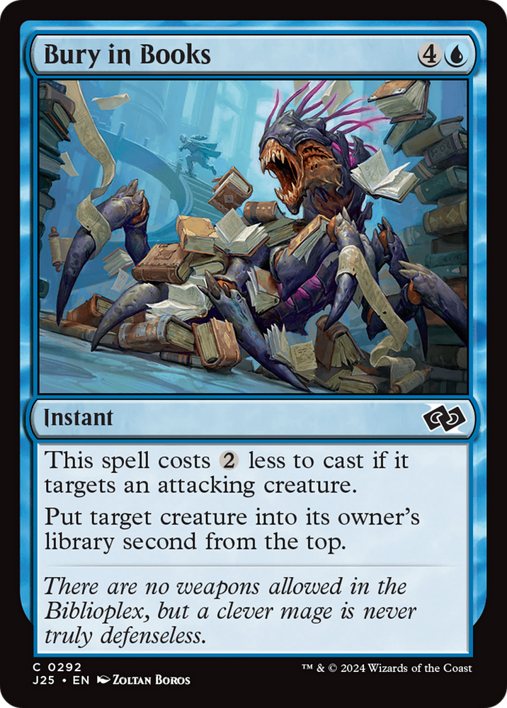 Bury in Books [Foundations Jumpstart] Magic: The Gathering
