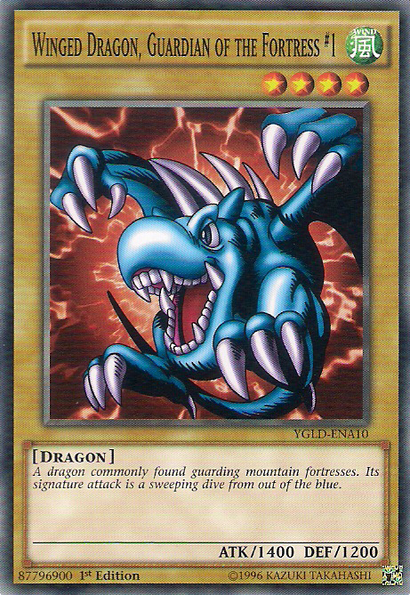 Winged Dragon, Guardian of the Fortress #1 [YGLD-ENA10] Common Yu-Gi-Oh!
