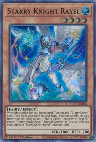 Starry Knight Rayel [GFTP-EN028] Ultra Rare - Yugioh Cards For Your TCG Needs!
