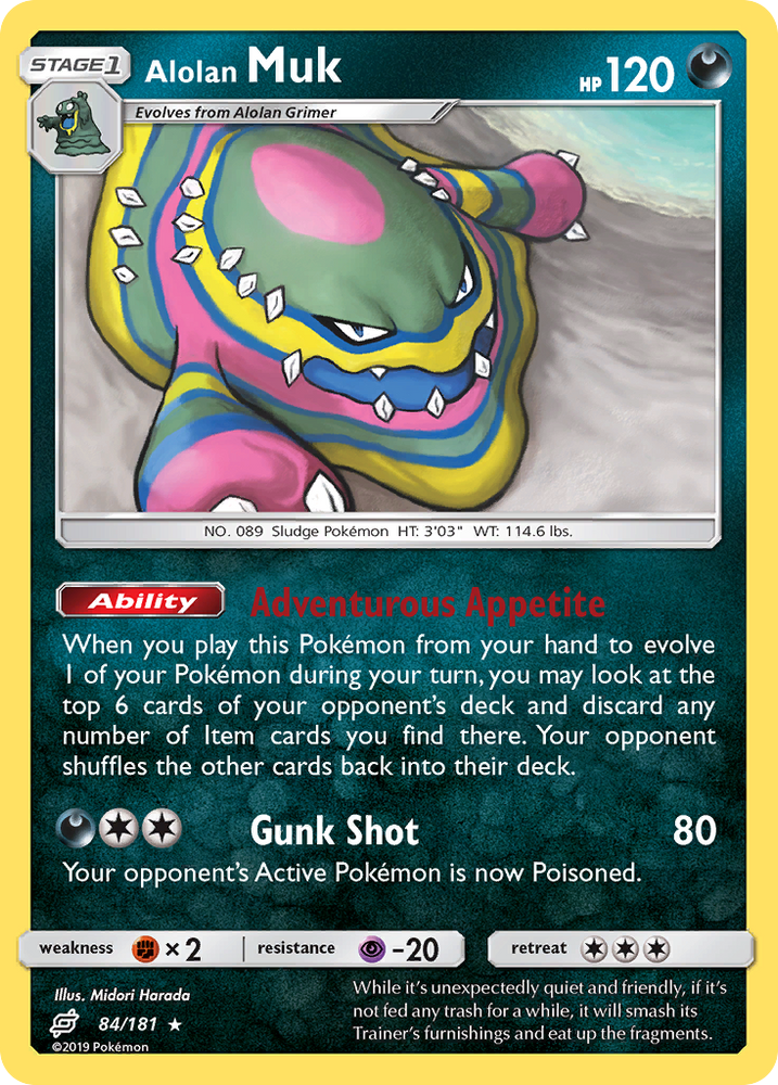 Alolan Muk (84/181) [Sun & Moon: Team Up] Pokémon
