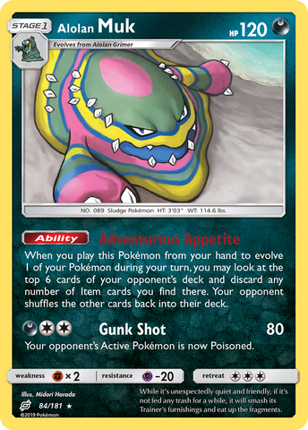 Alolan Muk (84/181) [Sun & Moon: Team Up] Pokémon