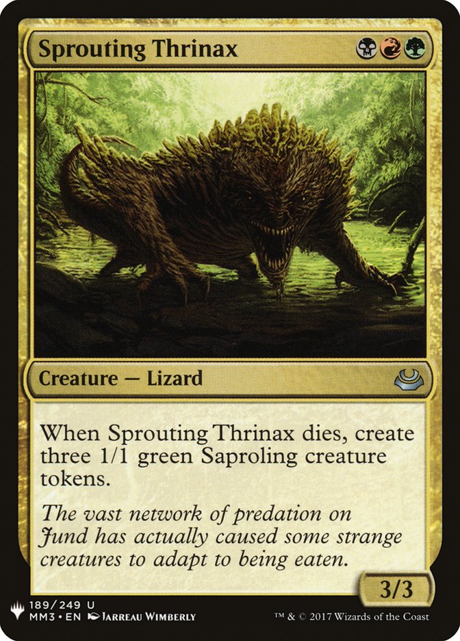 Sprouting Thrinax [Mystery Booster] Magic: The Gathering