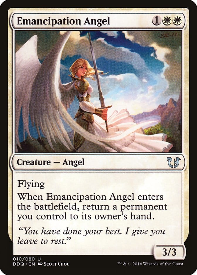 Emancipation Angel [Duel Decks: Blessed vs. Cursed] Magic: The Gathering