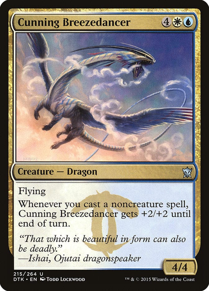 Cunning Breezedancer [Dragons of Tarkir] Magic: The Gathering