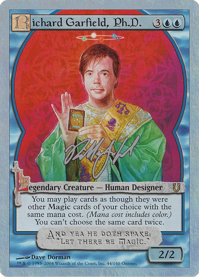 Richard Garfield, Ph.D. (Alternate Foil) [Unhinged] Magic: The Gathering