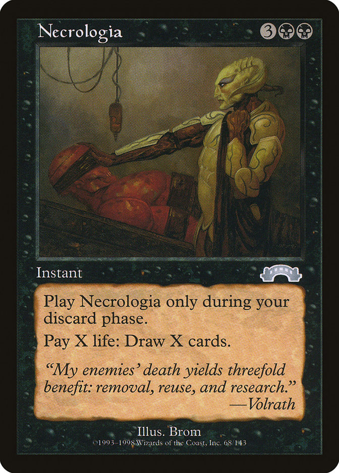 Necrologia [Exodus] Magic: The Gathering