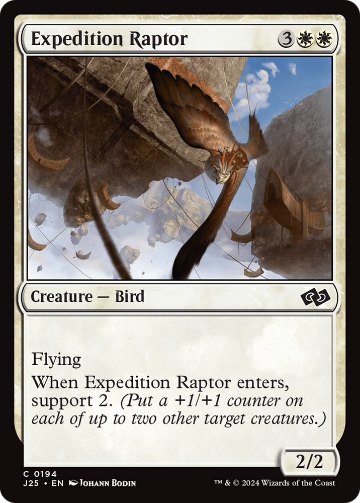 Expedition Raptor [Foundations Jumpstart] Magic: The Gathering