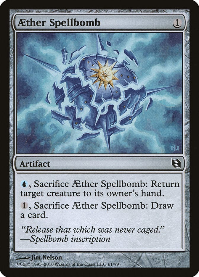 Aether Spellbomb [Duel Decks: Elspeth vs. Tezzeret] Magic: The Gathering