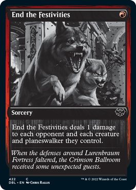 End the Festivities [Innistrad: Double Feature] Magic: The Gathering