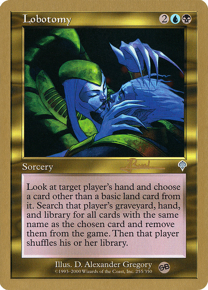 Lobotomy (Antoine Ruel) (SB) [World Championship Decks 2001] Magic: The Gathering