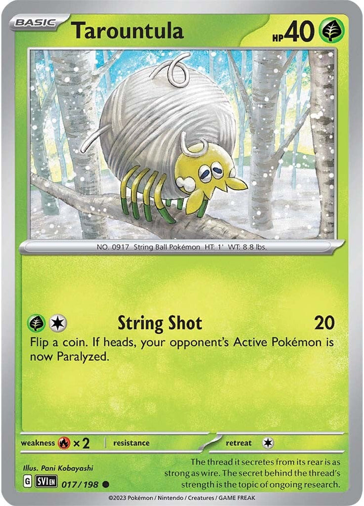 Tarountula (017/198) [Scarlet & Violet: Base Set] Pokémon
