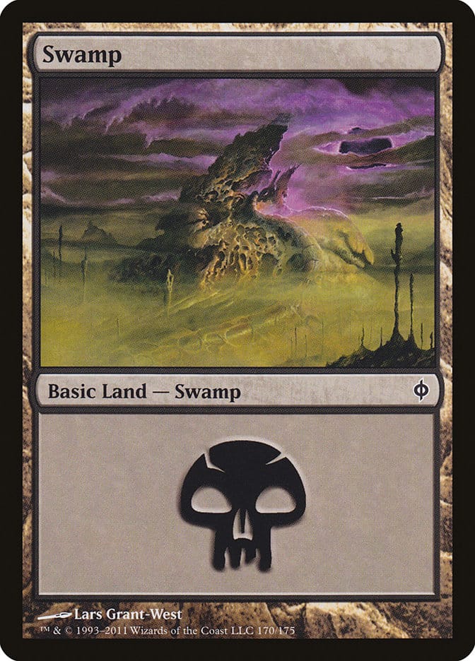 Swamp (170) [New Phyrexia] Magic: The Gathering