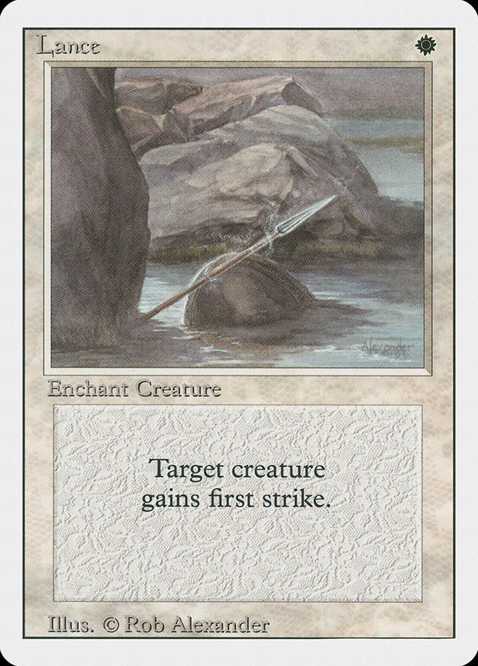 Lance [Revised Edition] Magic: The Gathering