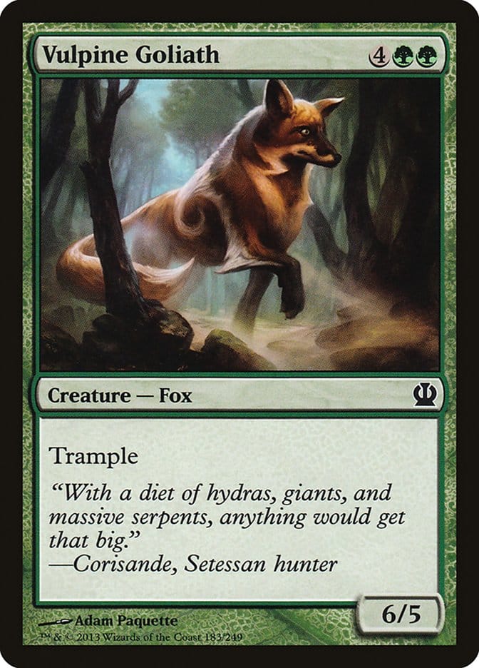 Vulpine Goliath [Theros] Magic: The Gathering