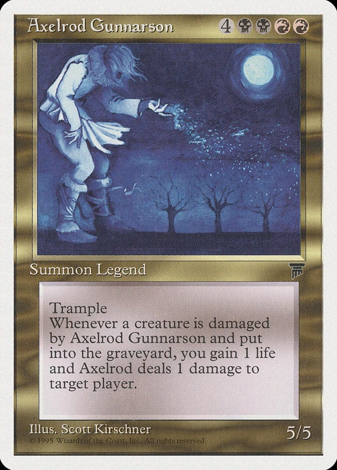 Axelrod Gunnarson [Chronicles] Magic: The Gathering