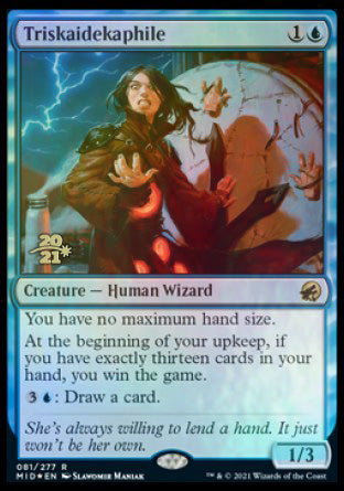 Triskaidekaphile [Innistrad: Midnight Hunt Prerelease Promos] Magic: The Gathering