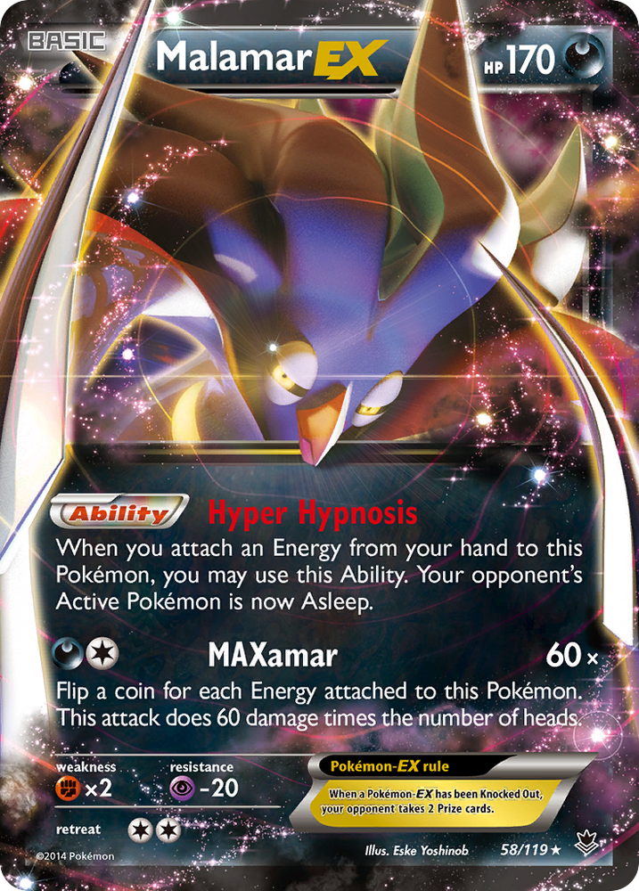Malamar EX (58/119) [XY: Phantom Forces] Pokémon