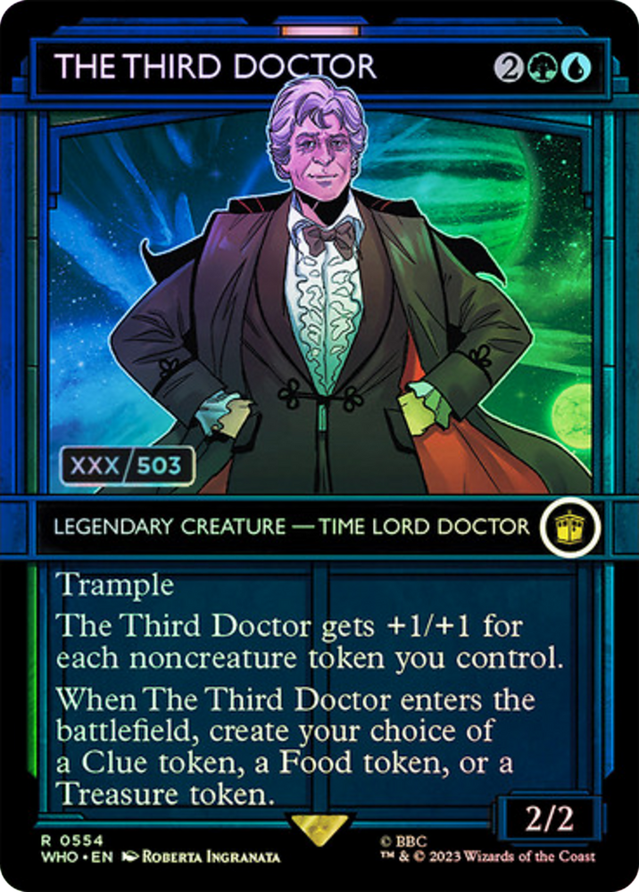 The Third Doctor (Serial Numbered) [Doctor Who] Magic: The Gathering