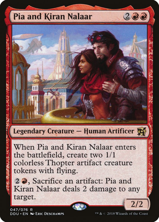 Pia and Kiran Nalaar [Duel Decks: Elves vs. Inventors] Magic: The Gathering
